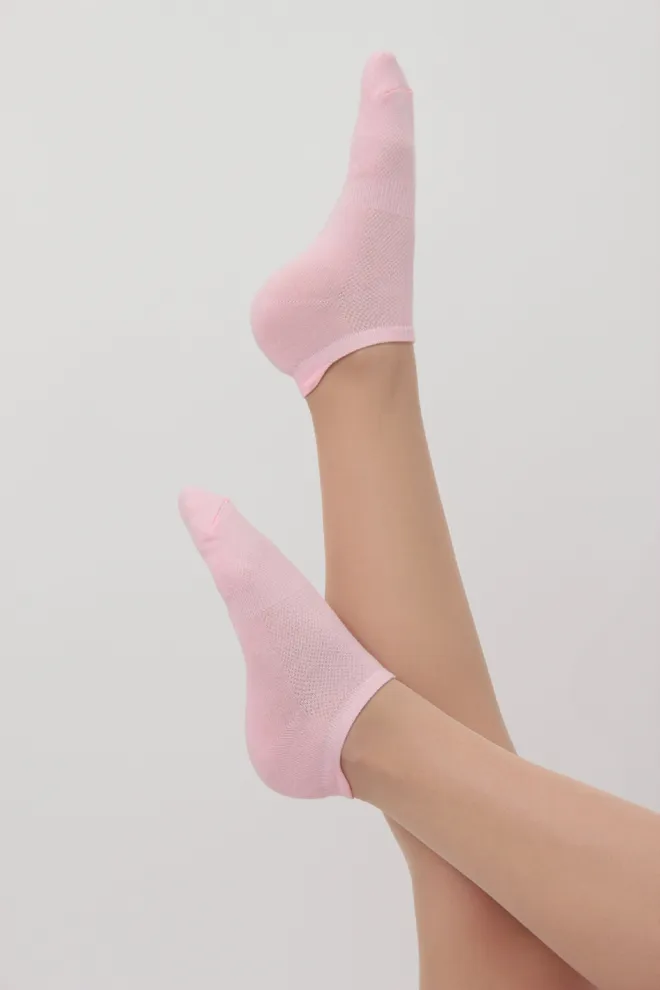 Женские спортивные носки WS1 SUMMER SPORT 001 Giulia (pearl)  розовый