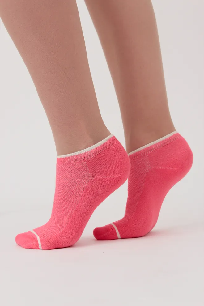 Жіночі спортивні шкарпетки WS1 SUMMER SPORT 002 Giulia (coral) рожеві