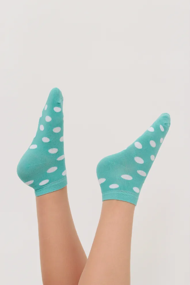 Набір кольорових жіночих шкарпеток WS2 SET 7 Giulia (white/pastel/turquoise) білий/рожевий/зелений