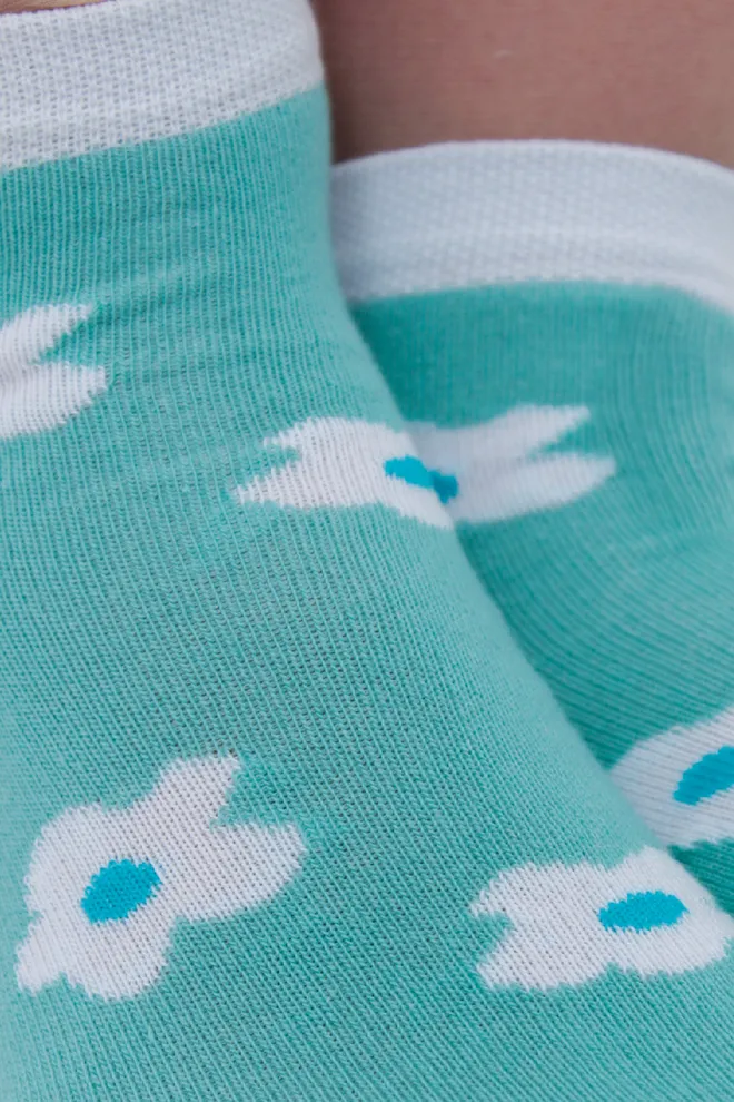 Набір кольорових жіночих шкарпеток WS2 SET 7 Giulia (white/pastel/turquoise) білий/рожевий/зелений