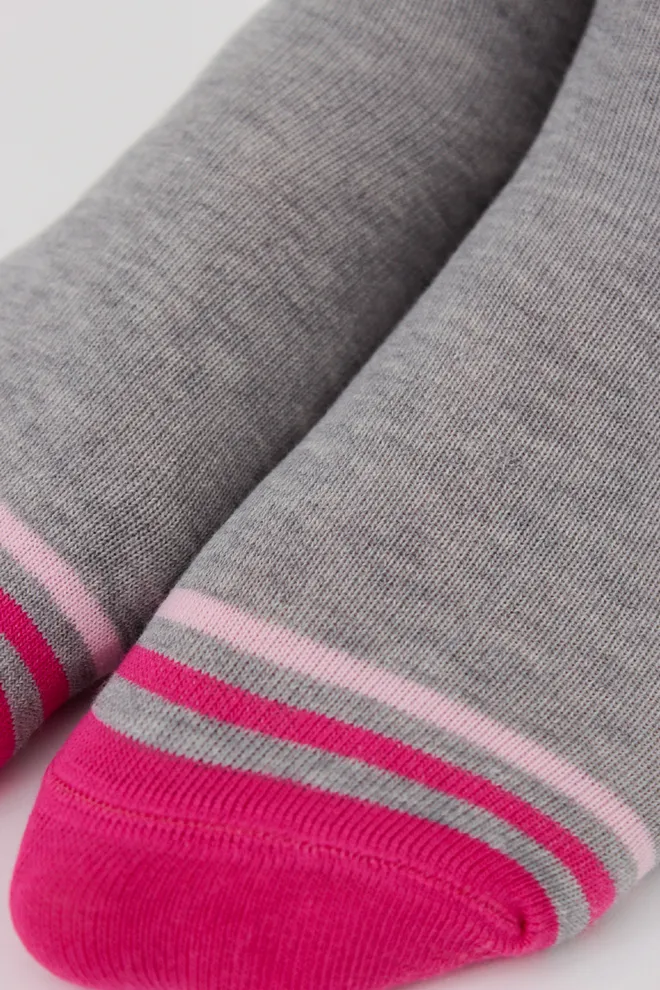 Набор цветных женских носков WS3 SET 9 Giulia (white/silver/iron/silver melange)  белый/серый