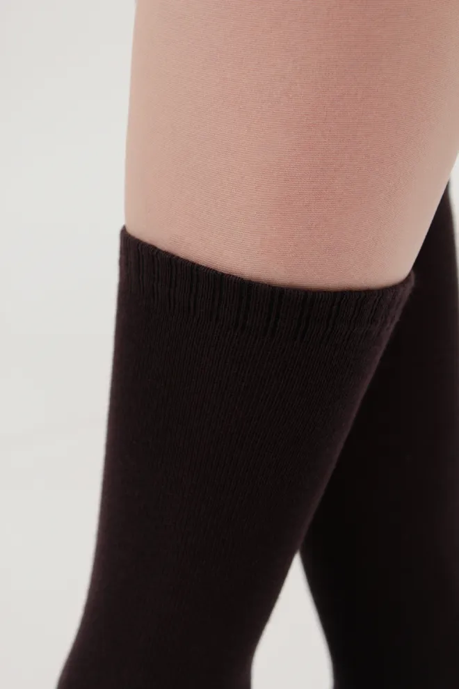 Носки женские теплые Ws3 terry classic 003 Giulia (caffe) коричневые