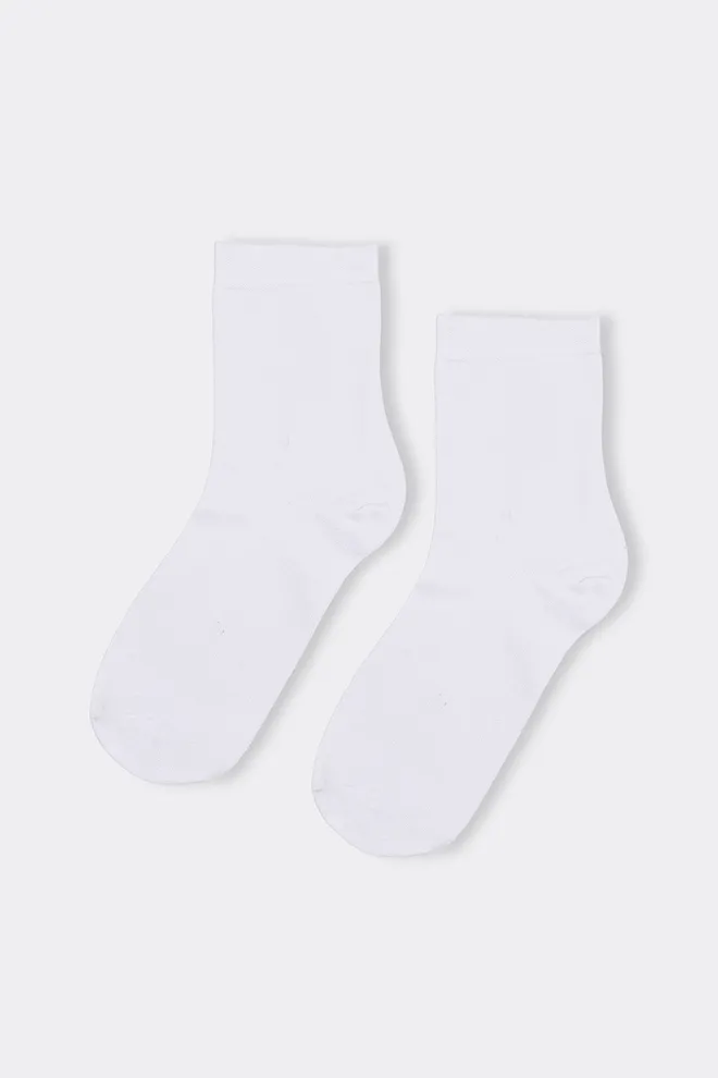 Мужские высокие носки из бамбука MS3 BAMBOO Giulia (white), белый