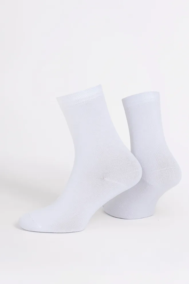 Мужские высокие носки из бамбука MS3 BAMBOO Giulia (white), белый