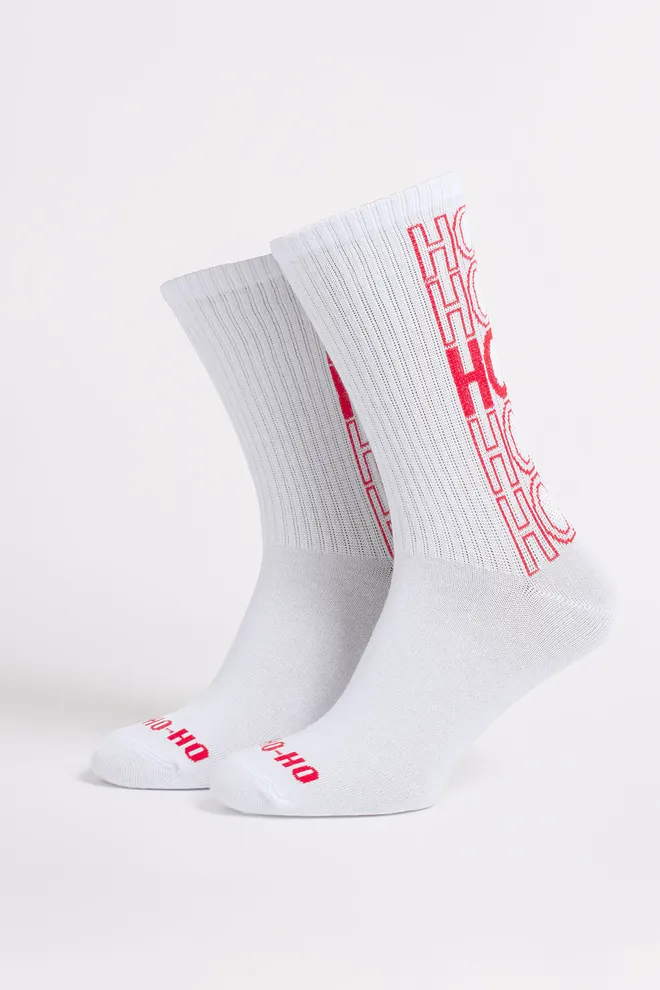 Мужские носки в рубчик MS3 NEW YEAR STRONG 2601 Giulia (white), белый