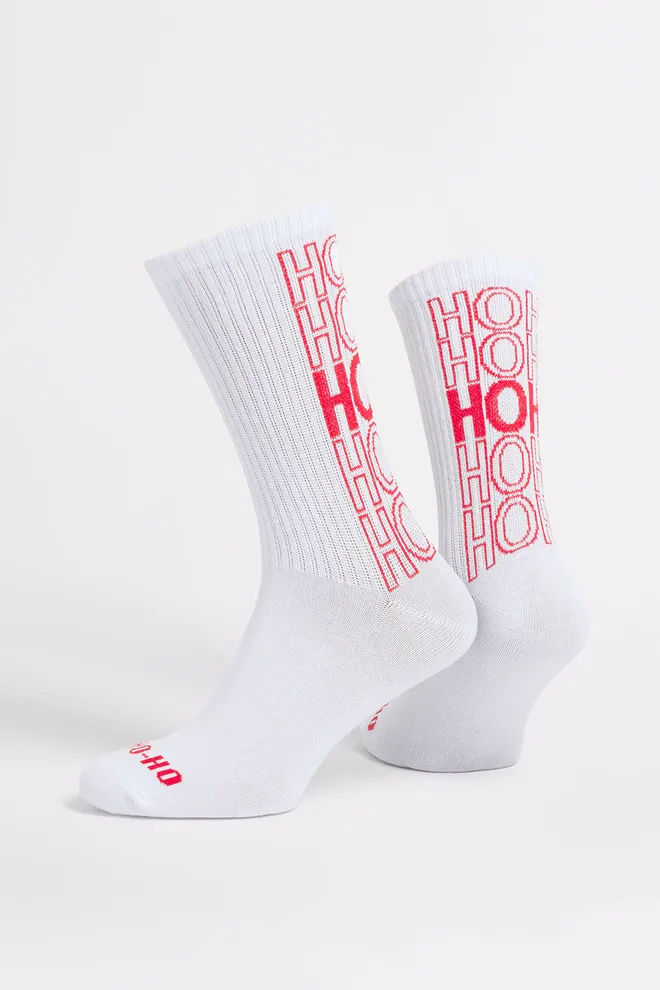 Мужские носки в рубчик MS3 NEW YEAR STRONG 2601 Giulia (white), белый