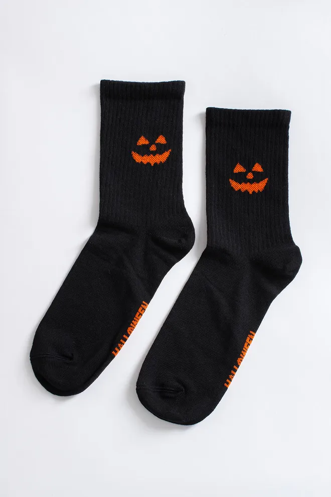 Мужские носки с улыбкой на Хэллоуин MS3 HALLOWEEN STRONG 2501 Giulia (black), черный