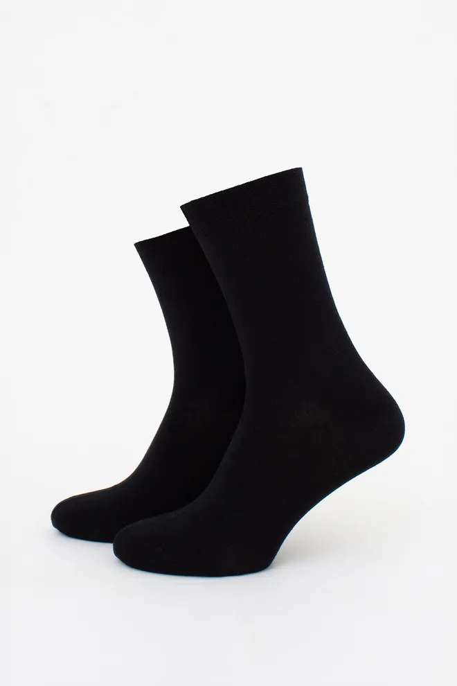 Мужские высокие носки из бамбука MS3 BAMBOO Giulia (black), черный