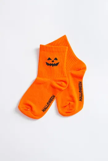 Детские носки с улыбкой на Хэллоуин KS3 HALLOWEEN STRONG 2501 Giulia (orange), оранжевый Детские носки с улыбкой на Хэллоуин KS3 HALLOWEEN STRONG 2501 Giulia (orange), оранжевый