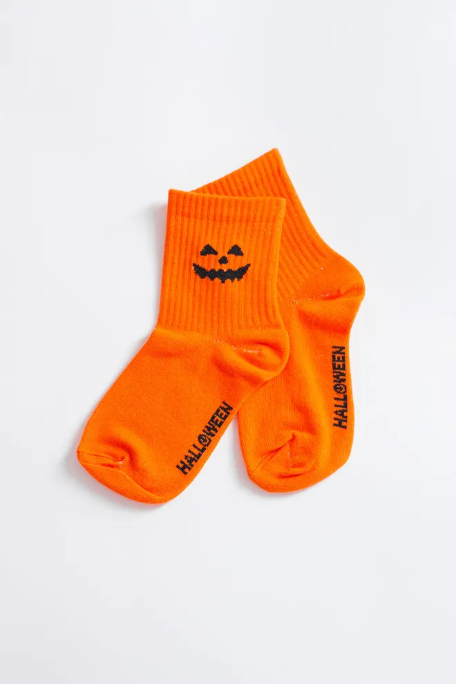 Детские носки с улыбкой на Хэллоуин KS3 HALLOWEEN STRONG 2501 Giulia (orange), оранжевый