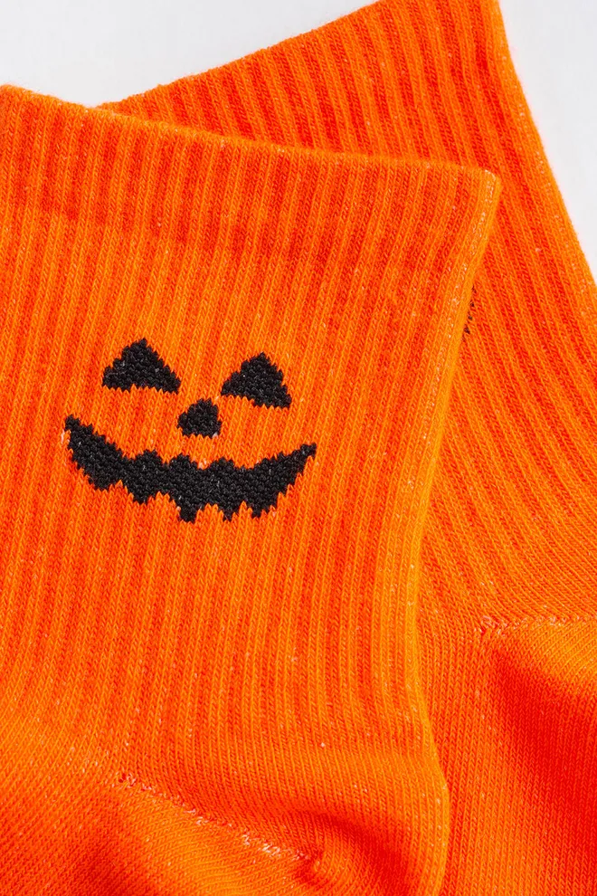 Детские носки с улыбкой на Хэллоуин KS3 HALLOWEEN STRONG 2501 Giulia (orange), оранжевый
