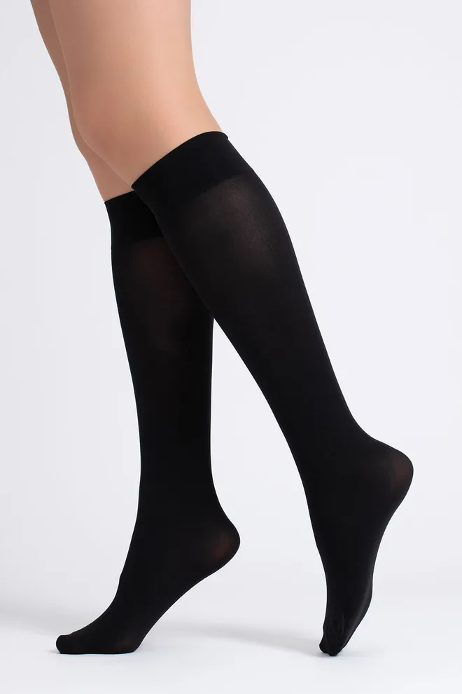 Гольфы из 3D микрофибры COMFORT KNEE-HIGHS 60 GAMB Giulia (black), черный