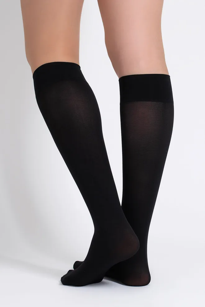 Гольфы из 3D микрофибры COMFORT KNEE-HIGHS 60 GAMB Giulia (black), черный