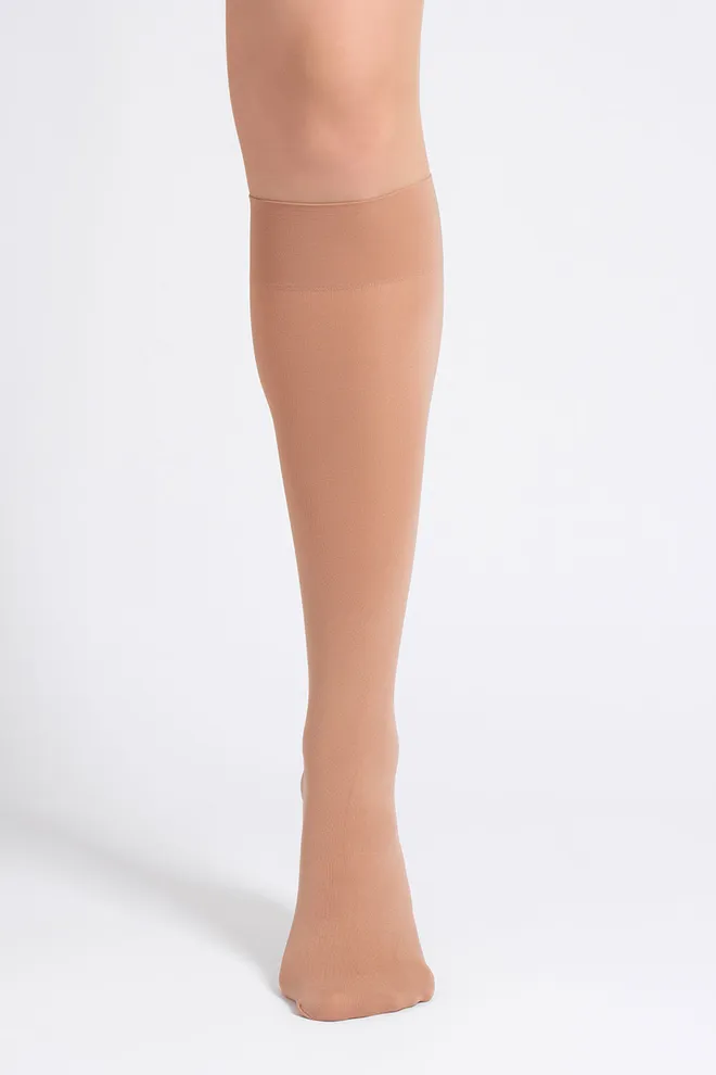 Гольфы из 3D микрофибры COMFORT KNEE-HIGHS 60 GAMB Giulia (daino), бежевый