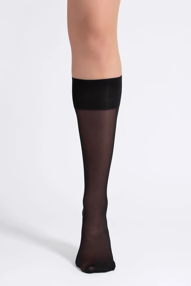 Классические матовые гольфы SOFT MATT KNEE-HIGHS 40 GAMB Giulia (nero), черный
