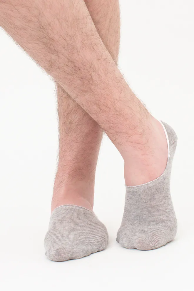 Носки следки мужские Mf1 classic Giulia (light grey melange)