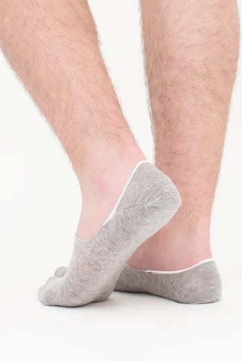 Носки следки мужские Mf1 classic Giulia (light grey melange) Носки следки мужские Mf1 classic Giulia (light grey melange)