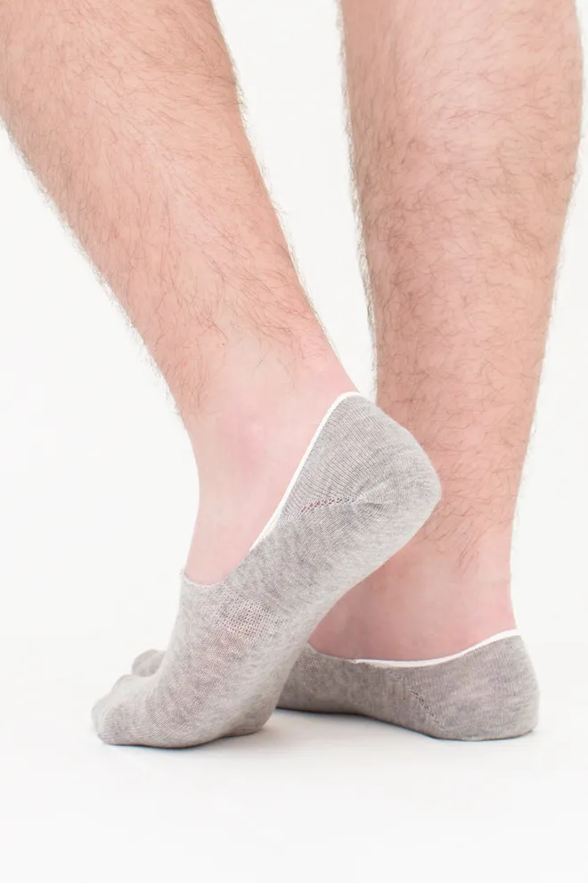 Носки следки мужские Mf1 classic Giulia (light grey melange)