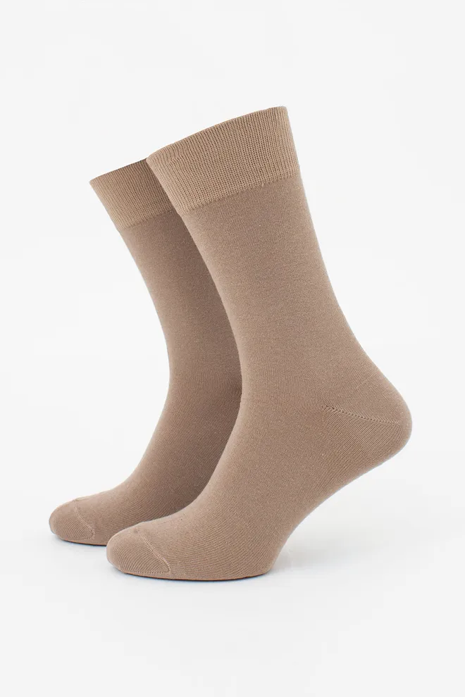 Носки мужские классические MSL color Giulia (chantarel), коричневый