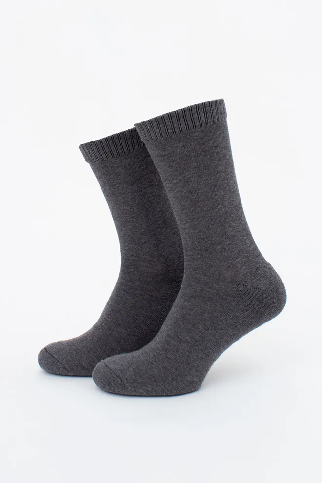 Носки мужские классические теплые MS3 TERRY CLASSIC 003 Giulia (dark grey melange), серый