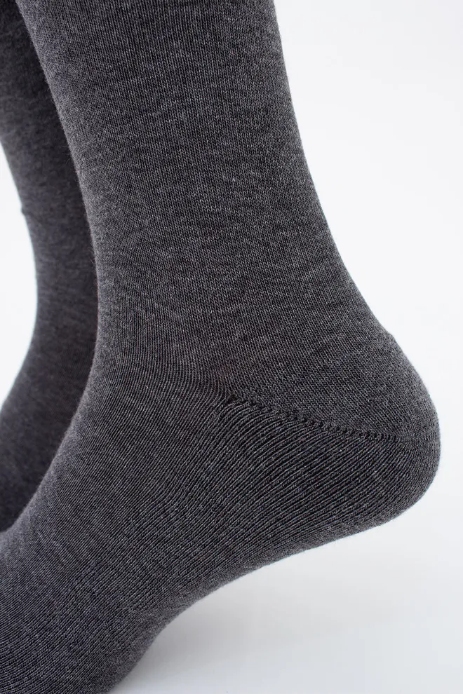 Носки мужские классические теплые MS3 TERRY CLASSIC 003 Giulia (dark grey melange), серый