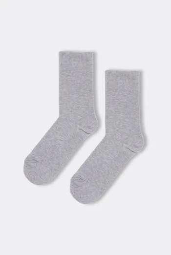 Носки мужские классические Ms3 soft premium classic Giulia (light grey melange), серый Носки мужские классические Ms3 soft premium classic Giulia (light grey melange), серый