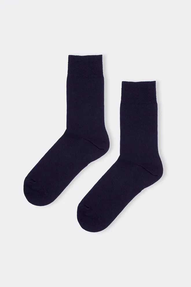 Носки мужские классические Ms3 soft premium classic Giulia (navy), синий