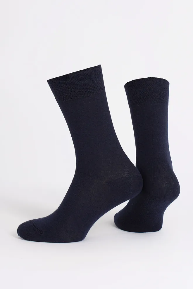 Носки мужские классические Ms3 soft premium classic Giulia (navy), синий