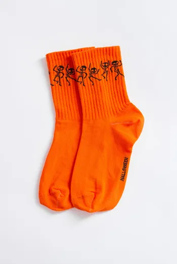 Женские носки с скелетами WS3 HALLOWEEN STRONG 2502 Giulia (orange), оранжевый Женские носки с скелетами WS3 HALLOWEEN STRONG 2502 Giulia (orange), оранжевый