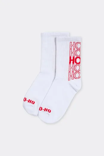 Носки новогодние в рубчик WS3 NEW YEAR STRONG 2601 Giulia (white), белый Носки новогодние в рубчик WS3 NEW YEAR STRONG 2601 Giulia (white), белый