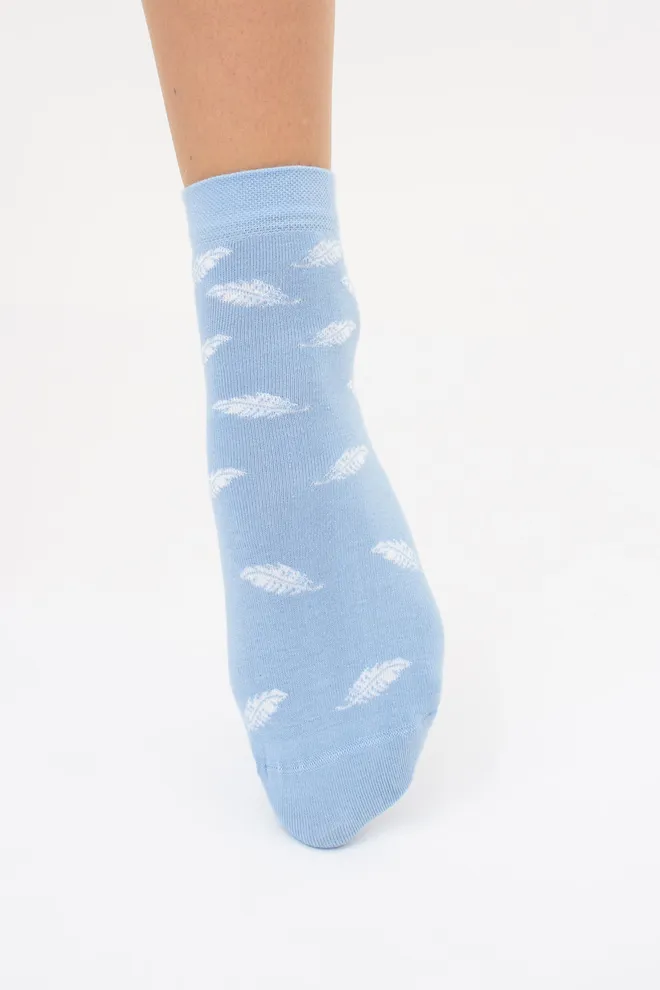 Носки женские "Крылья ветра" (2 пары) WS2 FASHION SET 2404 (пак х2) Giulia (baby blue), голубой