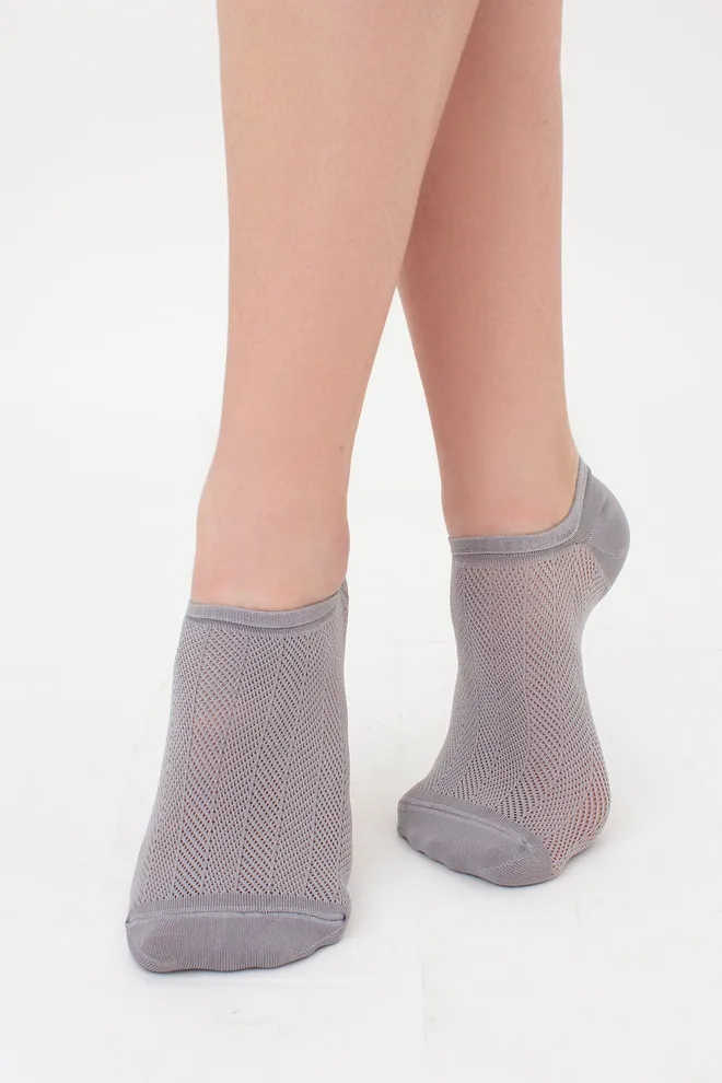 Носки женские невидимые спортивные WS0 AIR PA 002 Giulia (griffin), серый