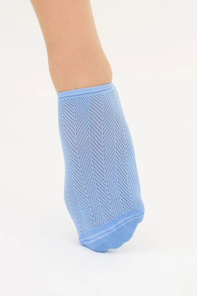 Носки женские невидимые спортивные WS0 AIR PA 002 Giulia (lacecap hydrangea), голубой