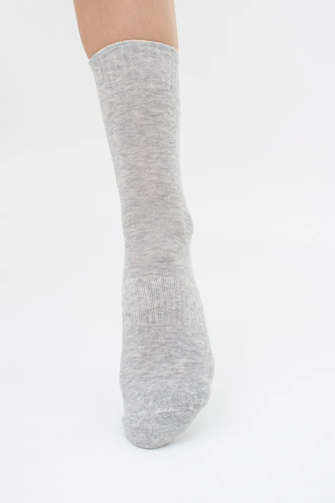 Шкарпетки жіночі спортивні WS3 TERRY SPORT 006 Giulia (silver melange), сірий