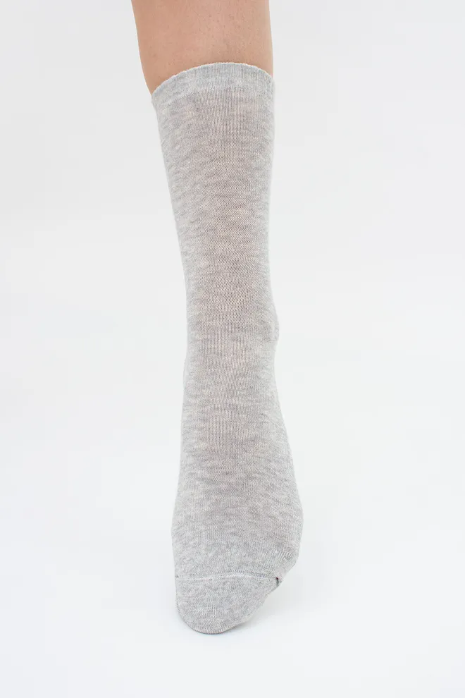 Носки женские теплые WS3 TERRY CLASSIC 003 Giulia (silver melange), серый