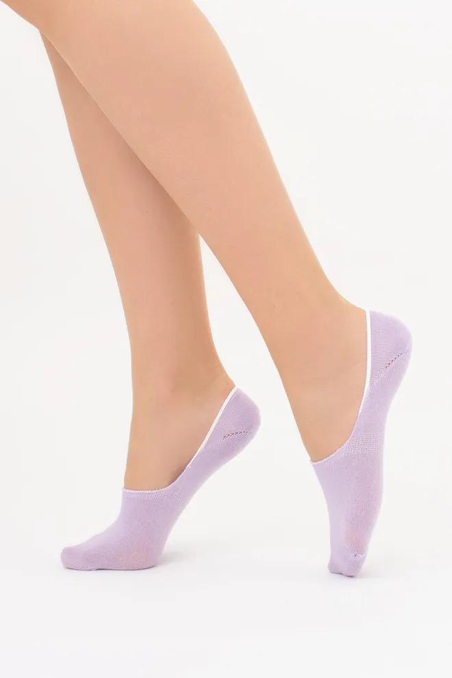 Носки следки женские WF1 CLASSIC [WFC/Sk-cl] Giulia (lilac), фиолетовый