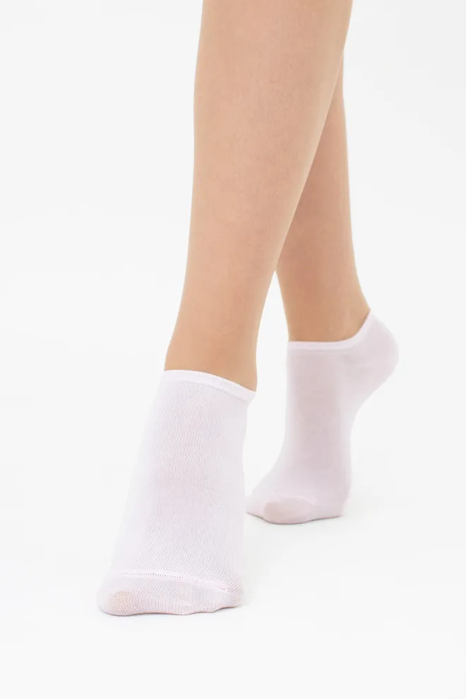 Носки женские короткие 2 пары WS1 CLASSIC Giulia (blushing bride/light yellow), розовый/желтый