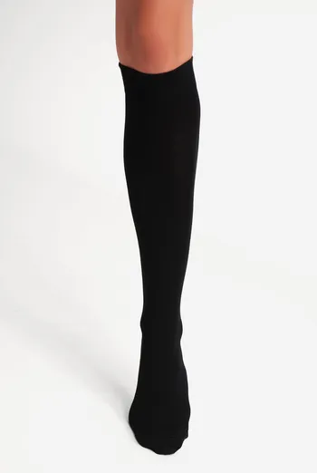 Женские хлопковые гольфы WG1 CLASSIC 2501 Giulia (black), черный