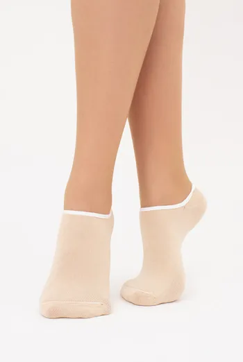 Женские носки следки WS0 CLASSIC Giulia (sand), бежевый