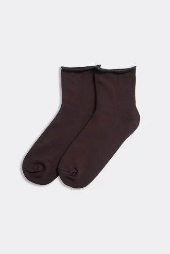 Женские носки классические без резинки WS2 CLASSIC FREE Giulia (chocolate), коричневый