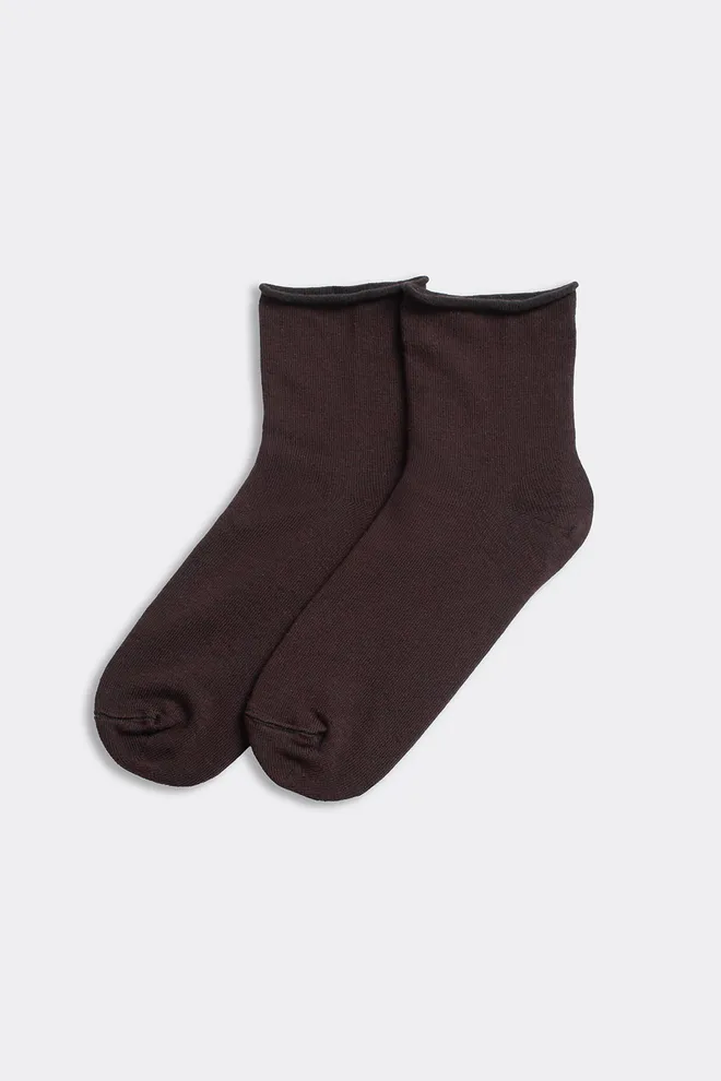 Женские носки классические без резинки WS2 CLASSIC FREE Giulia (chocolate), коричневый