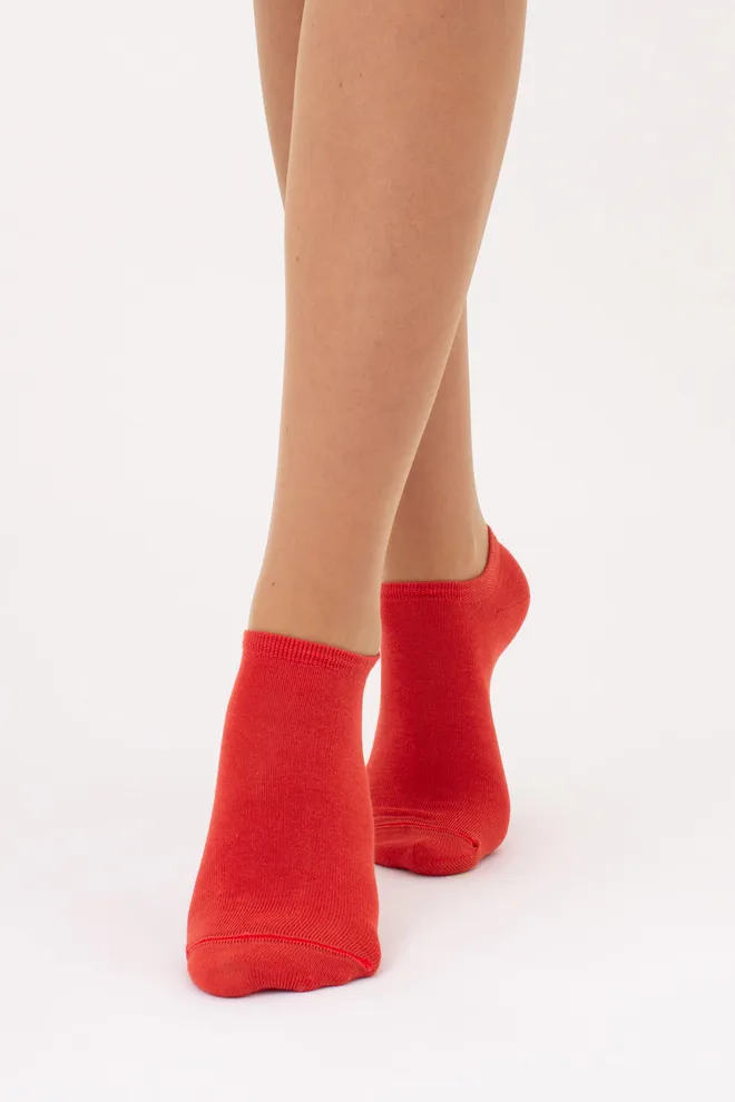 Носки женские короткие Ws1 classic Giulia 2 пары (khaki/ceramite), зеленый/оранжевый