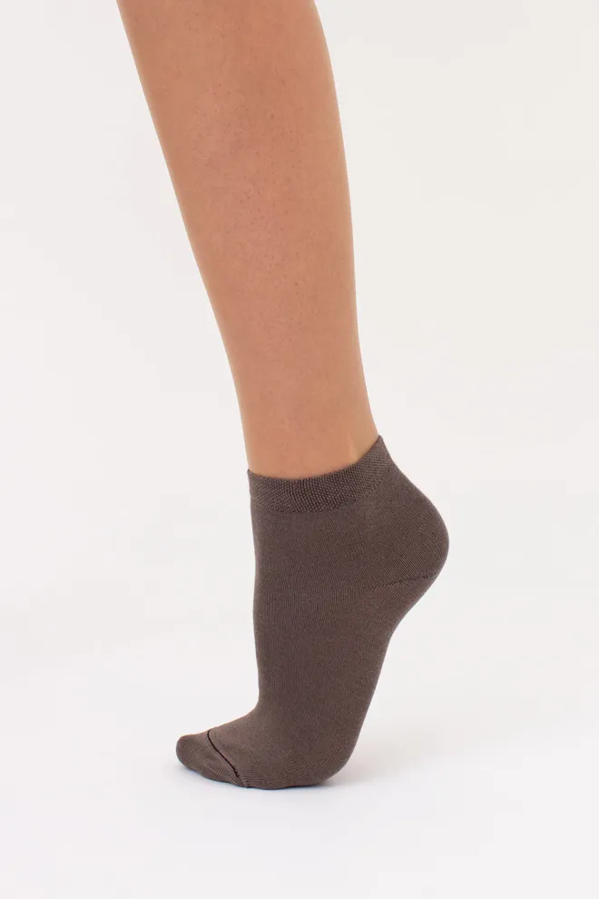 Носки женские короткие 2 пары WS2 CLASSIC Giulia (haze/ceramite), коричневый/оранжевый