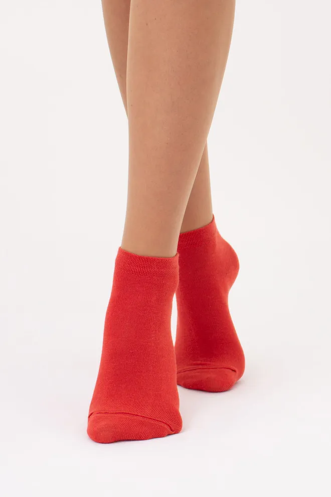 Носки женские короткие 2 пары WS2 CLASSIC Giulia (haze/ceramite), коричневый/оранжевый