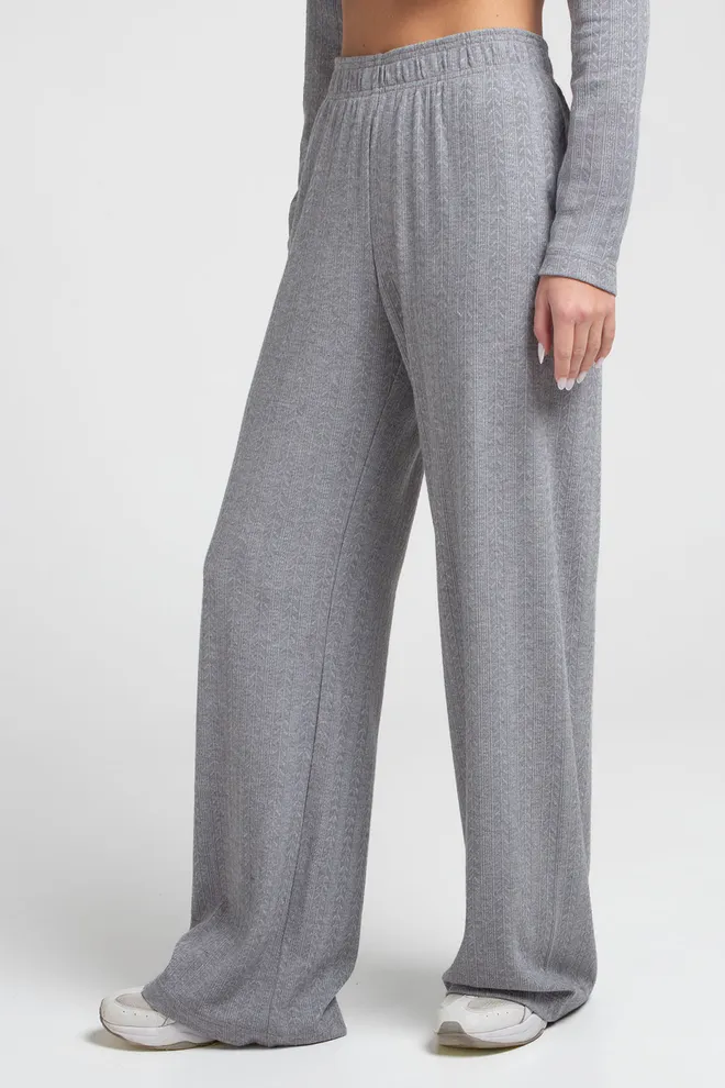 Трикотажные широкие штаны SWAGGIT 4334/280 Giulia (grey), серый