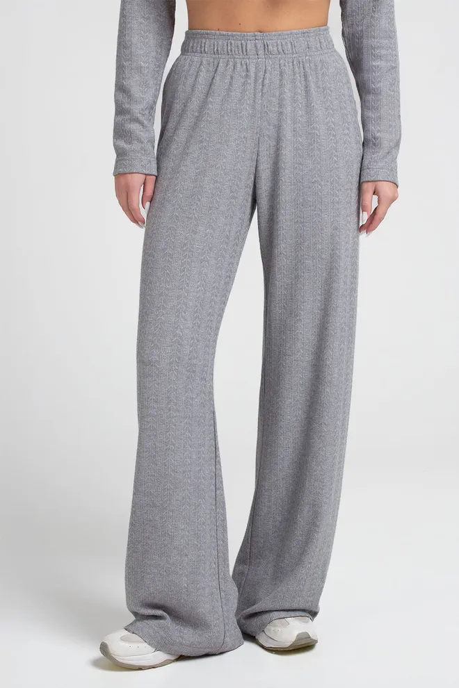 Трикотажные широкие штаны SWAGGIT 4334/280 Giulia (grey), серый