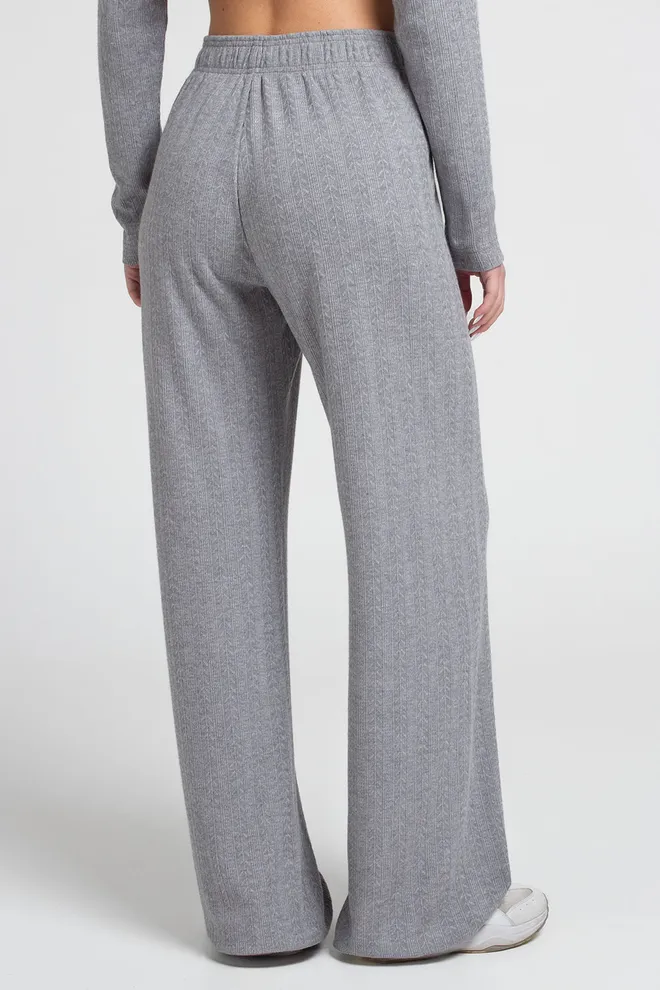 Трикотажные широкие штаны SWAGGIT 4334/280 Giulia (grey), серый