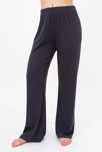 Штаны женские в рубчик RIB 4307/010 Giulia (graphite), серый