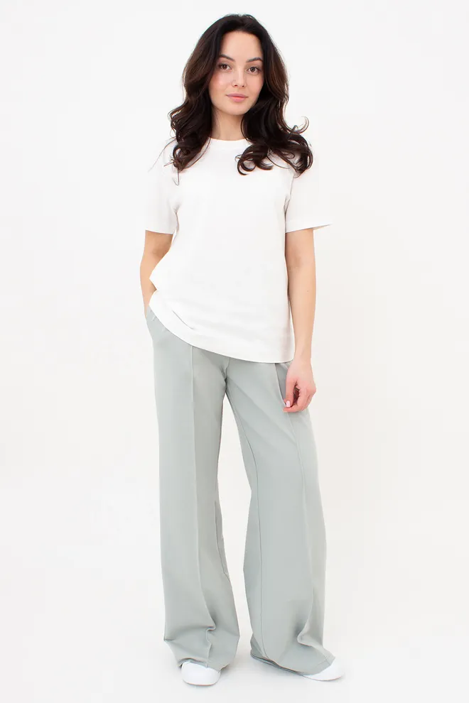 Спортивные штаны широкие STREET STYLE 4306/180 Giulia (sage green), зеленый