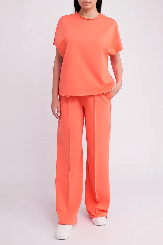 Спортивные штаны широкие STREET STYLE 4306/180 Giulia (dried carrot), оранжевый